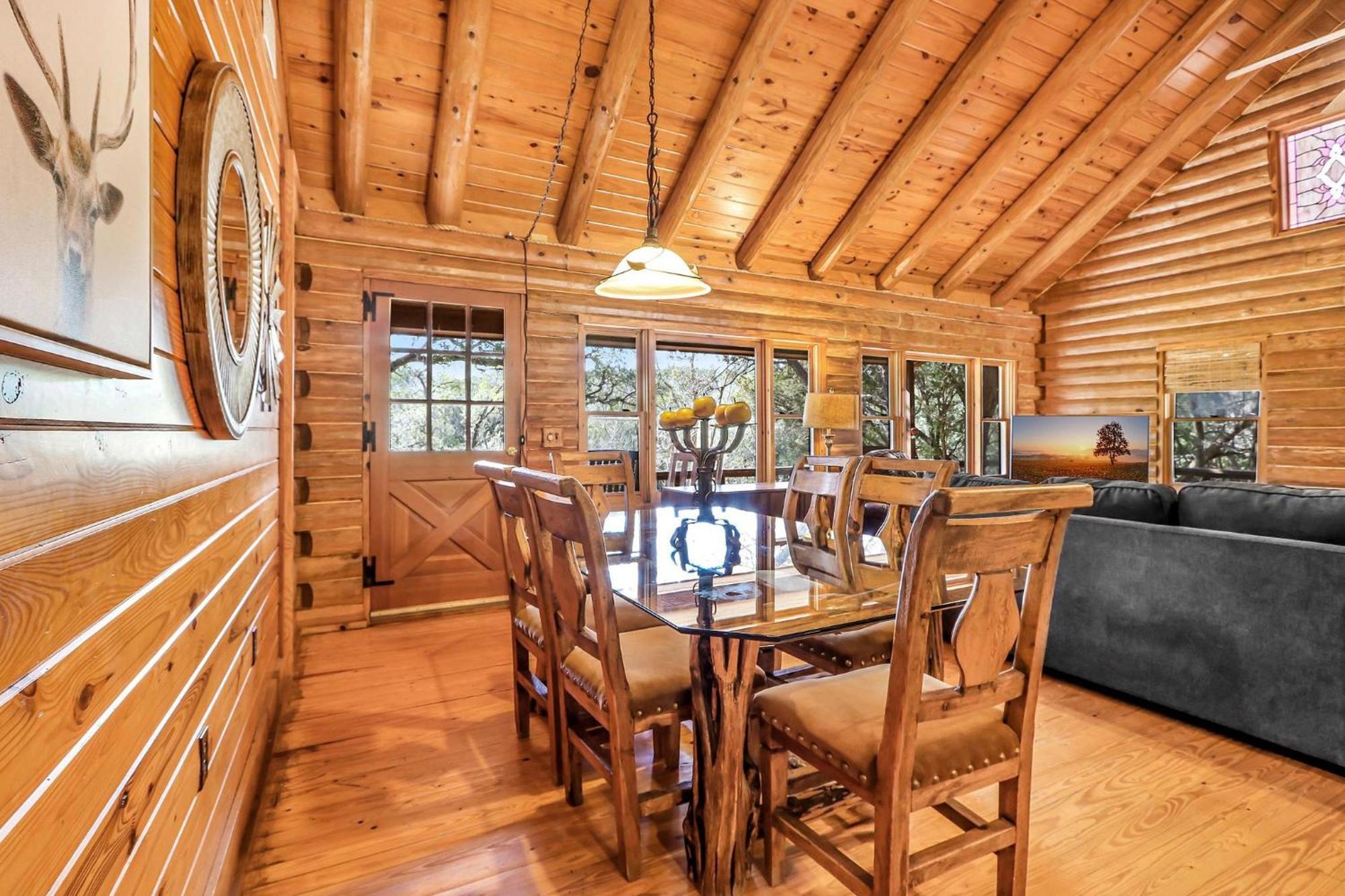 Falls Log Home Wimberley Exterior photo